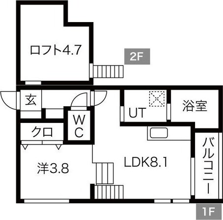 アーバンレジデンス名古屋の物件間取画像